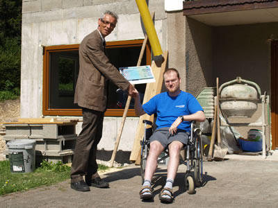 Foto von der Übergabe Foto von der Übergabe