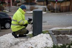 Der Christbaum steht wieder - Foto: Josef Kuss Der Christbaum steht wieder - Foto: Josef Kuss