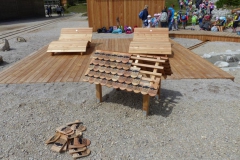 Schindeldach decken