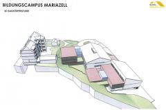 Pläne für den Bildungscampus Mariazell - Brucker Wohn- und Kommunalbau GmbH