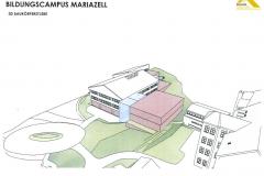Pläne für den Bildungscampus Mariazell - Brucker Wohn- und Kommunalbau GmbH