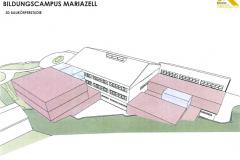 Pläne für den Bildungscampus Mariazell - Brucker Wohn- und Kommunalbau GmbH