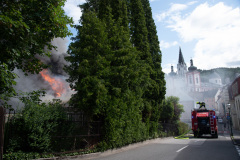 Brand im Zentrum von Mariazell - Foto: Josef Kuss Brand im Zentrum von Mariazell - Foto: Josef Kuss