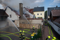Brand im Zentrum von Mariazell - Foto: Josef Kuss