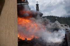 Brand im Zentrum von Mariazell - Foto: Josef Kuss Brand im Zentrum von Mariazell - Foto: Josef Kuss
