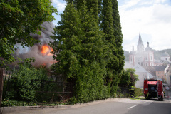 Brand im Zentrum von Mariazell - Foto: Josef Kuss Brand im Zentrum von Mariazell - Foto: Josef Kuss