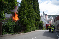 Brand im Zentrum von Mariazell - Foto: Josef Kuss Brand im Zentrum von Mariazell - Foto: Josef Kuss
