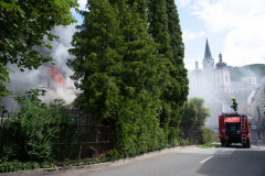Brand im Zentrum von Mariazell - Foto: Josef Kuss Brand im Zentrum von Mariazell - Foto: Josef Kuss