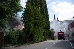Brand im Zentrum von Mariazell - Foto: Josef Kuss Brand im Zentrum von Mariazell - Foto: Josef Kuss