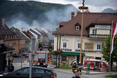 Brand im Zentrum von Mariazell - Foto: Josef Kuss Brand im Zentrum von Mariazell - Foto: Josef Kuss