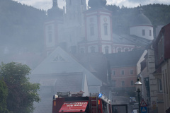 Brand im Zentrum von Mariazell - Foto: Josef Kuss Brand im Zentrum von Mariazell - Foto: Josef Kuss