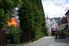 Brand im Zentrum von Mariazell - Foto: Josef Kuss Brand im Zentrum von Mariazell - Foto: Josef Kuss