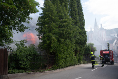 Brand im Zentrum von Mariazell - Foto: Josef Kuss Brand im Zentrum von Mariazell - Foto: Josef Kuss