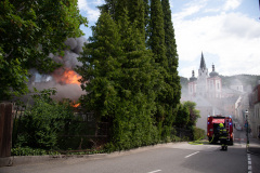 Brand im Zentrum von Mariazell - Foto: Josef Kuss Brand im Zentrum von Mariazell - Foto: Josef Kuss