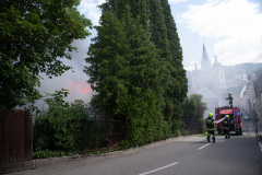Brand im Zentrum von Mariazell - Foto: Josef Kuss Brand im Zentrum von Mariazell - Foto: Josef Kuss