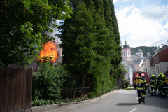 Brand im Zentrum von Mariazell - Foto: Josef Kuss Brand im Zentrum von Mariazell - Foto: Josef Kuss