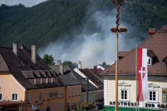 Brand im Zentrum von Mariazell - Foto: Josef Kuss Brand im Zentrum von Mariazell - Foto: Josef Kuss