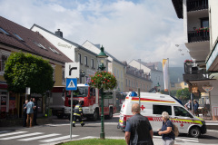 Brand im Zentrum von Mariazell - Foto: Josef Kuss Brand im Zentrum von Mariazell - Foto: Josef Kuss