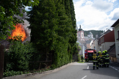 Brand im Zentrum von Mariazell - Foto: Josef Kuss Brand im Zentrum von Mariazell - Foto: Josef Kuss