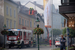 Brand im Zentrum von Mariazell - Foto: Josef Kuss Brand im Zentrum von Mariazell - Foto: Josef Kuss