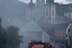 Brand im Zentrum von Mariazell - Foto: Josef Kuss Brand im Zentrum von Mariazell - Foto: Josef Kuss