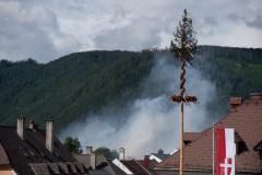 Brand im Zentrum von Mariazell - Foto: Josef Kuss Brand im Zentrum von Mariazell - Foto: Josef Kuss