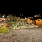 Christbaum umgestürzt - Foto: Josef Kuss