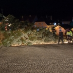 Christbaum umgestürzt - Foto: Josef Kuss