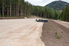 Bepflanzung des neuen Parkplatzes am Erlaufsee - Foto: Josef  Kuss Bepflanzung des neuen Parkplatzes am Erlaufsee - Foto: Josef  Kuss