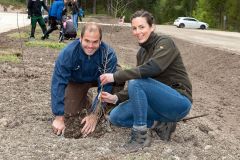 Bepflanzung des neuen Parkplatzes am Erlaufsee - Foto: Josef  Kuss Bepflanzung des neuen Parkplatzes am Erlaufsee - Foto: Josef  Kuss