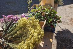 Die Bäuerinnen aus Mariazell und Mitterbach gemeinsam mit der Landjugend beim Gestalten der Erntedankkrone - Foto: Veronika Schweighofer