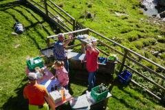 Saisonabschluss Falbersbachalm, Foto: Alpenverein Mariazellerland