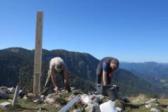 Neues Gipfelkreuz am Fallenstein, Foto: Alpenverein Mariazellerland