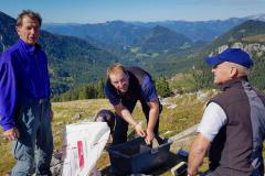 Neues Gipfelkreuz am Fallenstein, Foto: Alpenverein Mariazellerland