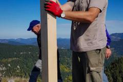 Neues Gipfelkreuz am Fallenstein, Foto: Alpenverein Mariazellerland