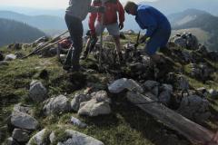 Neues Gipfelkreuz am Fallenstein, Foto: Alpenverein Mariazellerland