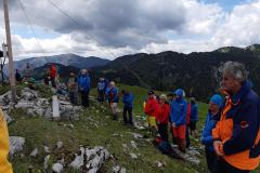 Bergmesse und Gipfelkreuzeinweihung am Fallenstein, Foto: Alpenverein Mariazellerland