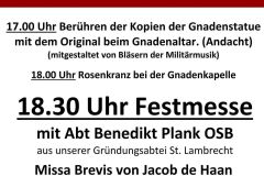 867. Gründungstag Mariazell - Foto: Franz Peter Stadler