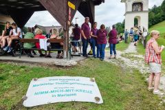 Warten auf die Pilgergruppe - Foto: Mariazell Online