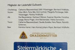 Liederabend der Liedertafel Gußwerk - Foto: Ing. Franz Peter Stadler Liederabend der Liedertafel Gußwerk - Foto: Ing. Franz Peter Stadler