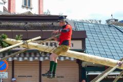 Maibaumaufstellen 2023, Foto: Mariazell Online