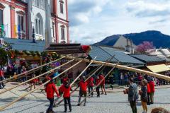 Maibaumaufstellen 2023, Foto: Mariazell Online