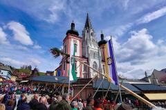 Maibaumaufstellen 2023, Foto: Mariazell Online