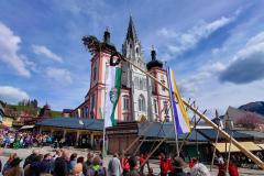 Maibaumaufstellen 2023, Foto: Mariazell Online