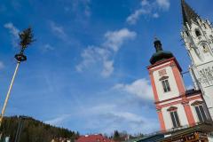 Maibaumaufstellen 2023, Foto: Mariazell Online