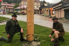 Maibaumumschneiden 2019, Foto: Michaela Haas-Scherer