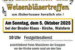 Patrozinium und Weisenbläsertreffen in der Walstern, Foto: Franz-Peter Stadler