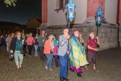 Lichterprozession am Vorabend zum Patrozinium 2024 - Foto: Josef Kuss