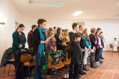 Segnung des renovierten Pfarrsaals - Foto: Josef Kuss