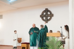 Segnung des renovierten Pfarrsaals - Foto: Josef Kuss